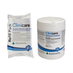 Clinicare Alcohol Wipes