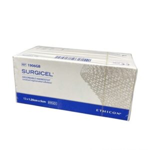 Ethicon Surgicel Absorbable Haemostat 12/pk 1.25x5cm